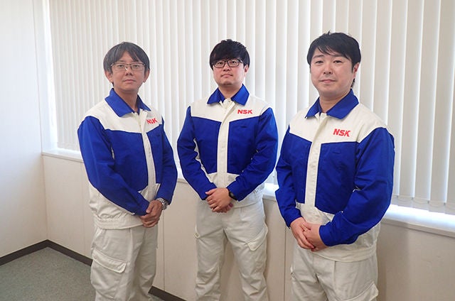 富田 泰弘（写真左）、田口 明樹（写真中）、堀井 庸児（写真右）