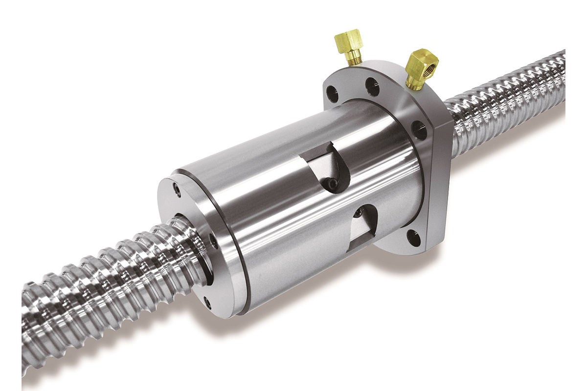 P_VE_BS_Nut 냉각 볼 나사 고정밀 공작기계용 너트 냉각 볼 나사