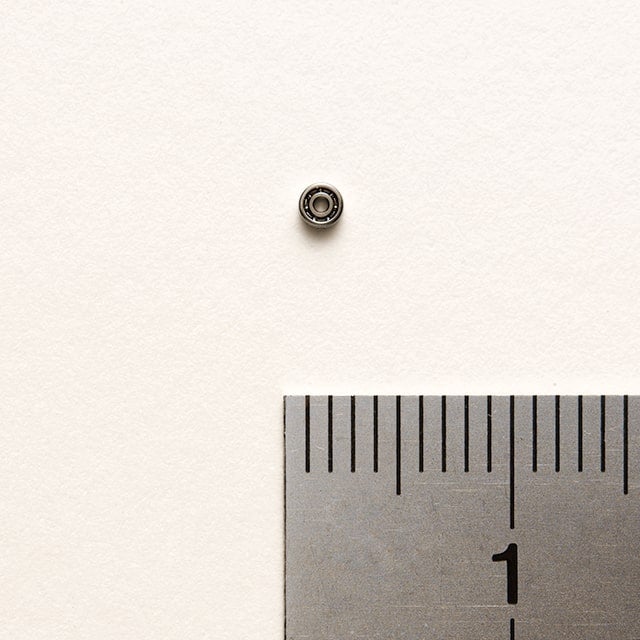 P_DGBB smallest miniature bearing with scale Size varies from 2 millimeters to 6 meters