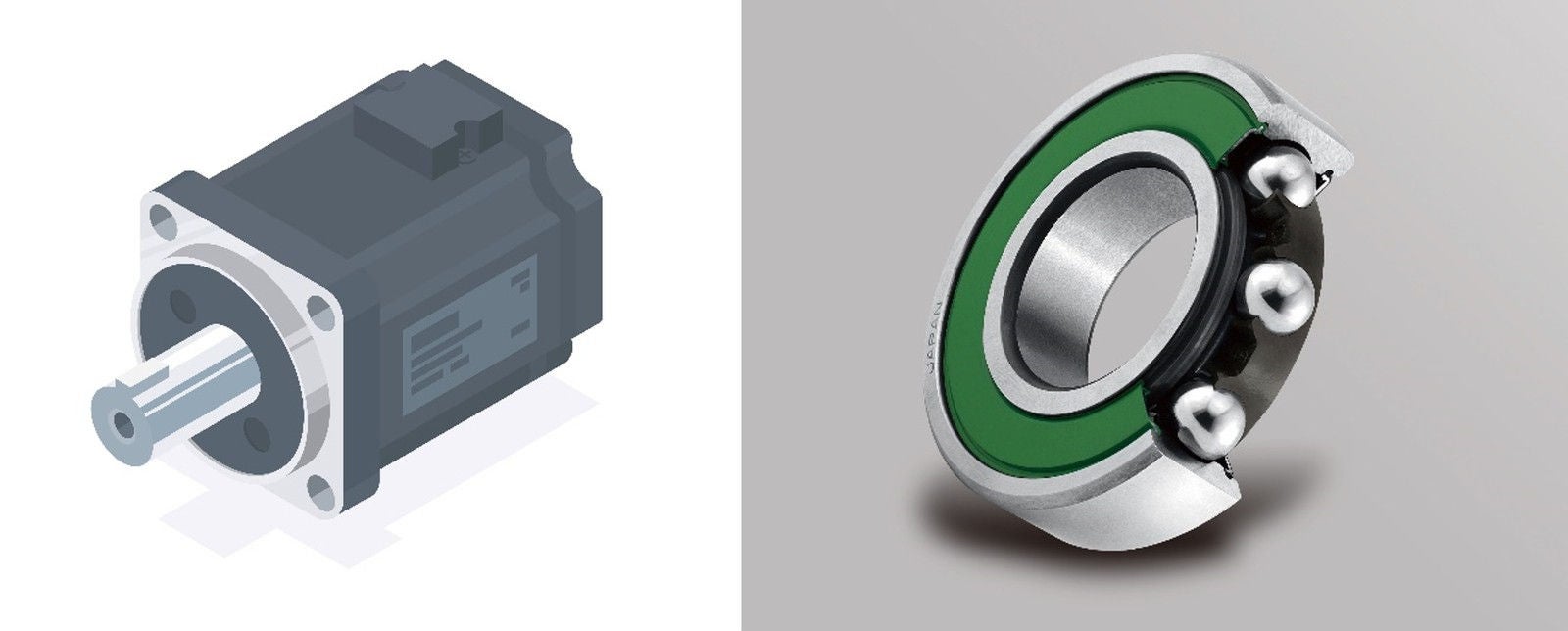 Servomotors  NSK’s new bearing for servomotors offers twice the low-particle-emission performance of conventional products