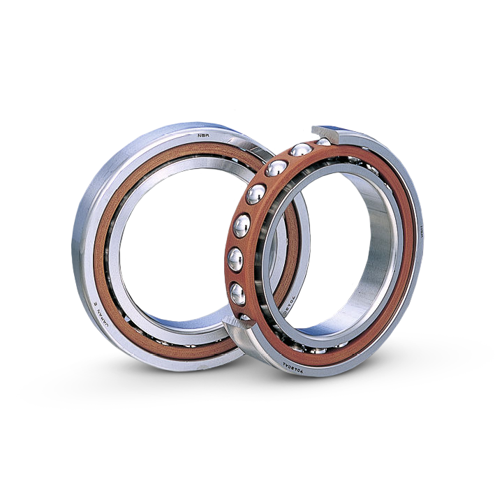 P_ACBB_NSKHPS_2Comp.png Angular Contact Ball Bearing, ACBB, NSKHPS, Phenolic Cage