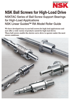 NSK Ball Screws for High-Load Drive(Revised November 2023)