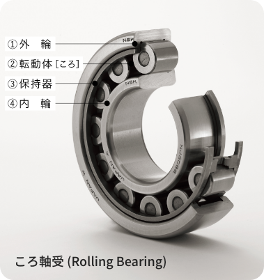 ころ軸受 (Rolling Bearing)