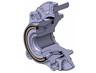 Ultra Low Friction T-HUB (Tapered Roller) Unit Bearing