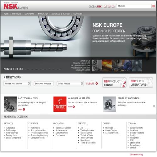 NSK Homepage