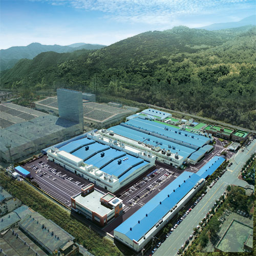 NSK plant in Changwon, Korea - centre for the production of precision linear guides