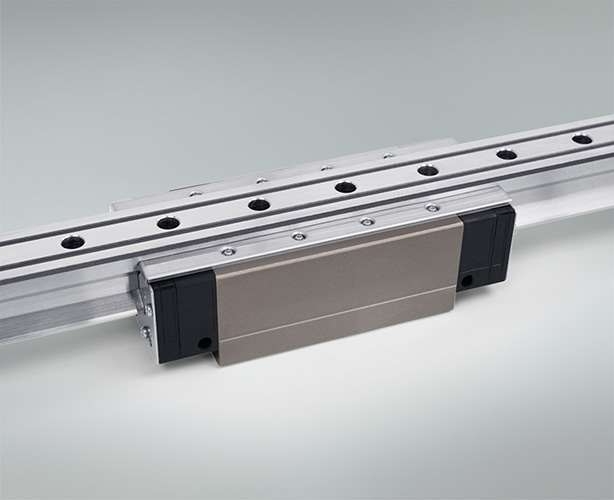 RA series linear roller guides are fitted with a highly dustproof V1 bottom seal 