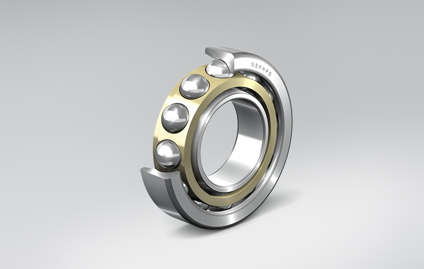 P_ACBB_HPS_Brass-Cage_Cut_874x555.jpg Angular Contact Ball Bearings, ACBB, Brass Cage, HPS, Cut, 874x555, jpg